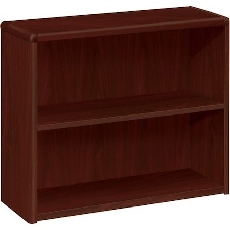 Hon HON 10752NN, 10700 Series Wood Bookcase, Two Shelf, 36w X 13 1/8d X 29 5/8h, Mahogany HON10752NN